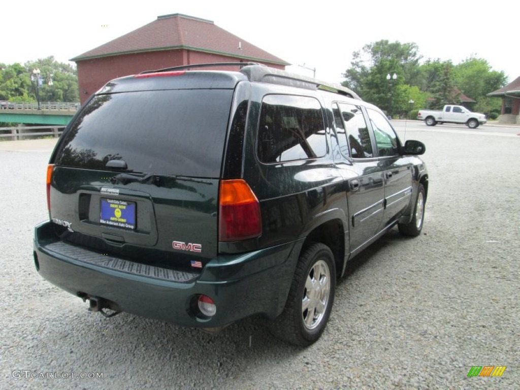 2003 Envoy XL SLE 4x4 - Polo Green Metallic / Medium Pewter photo #5