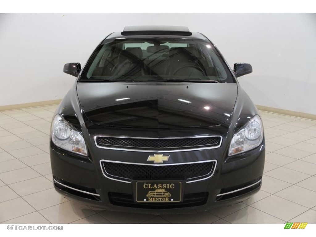 2008 Malibu LT Sedan - Black Granite Metallic / Ebony photo #2