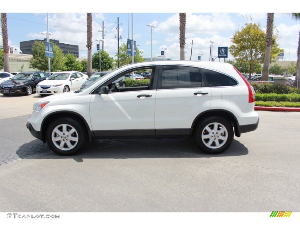 2009 CR-V EX - Taffeta White / Gray photo #4