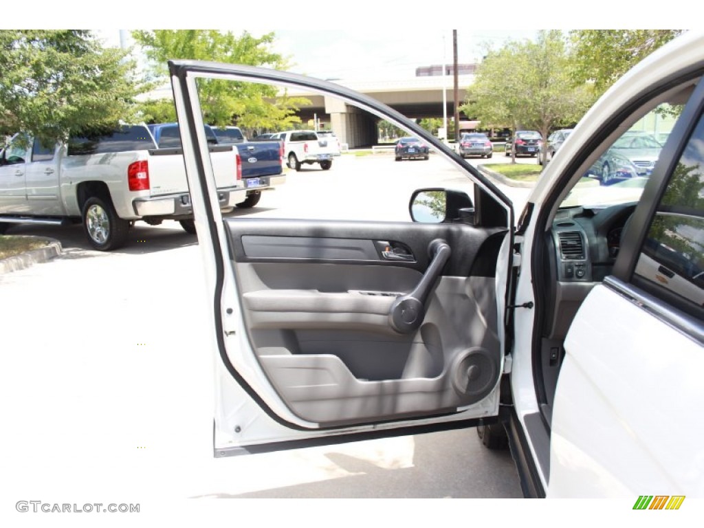 2009 CR-V EX - Taffeta White / Gray photo #10