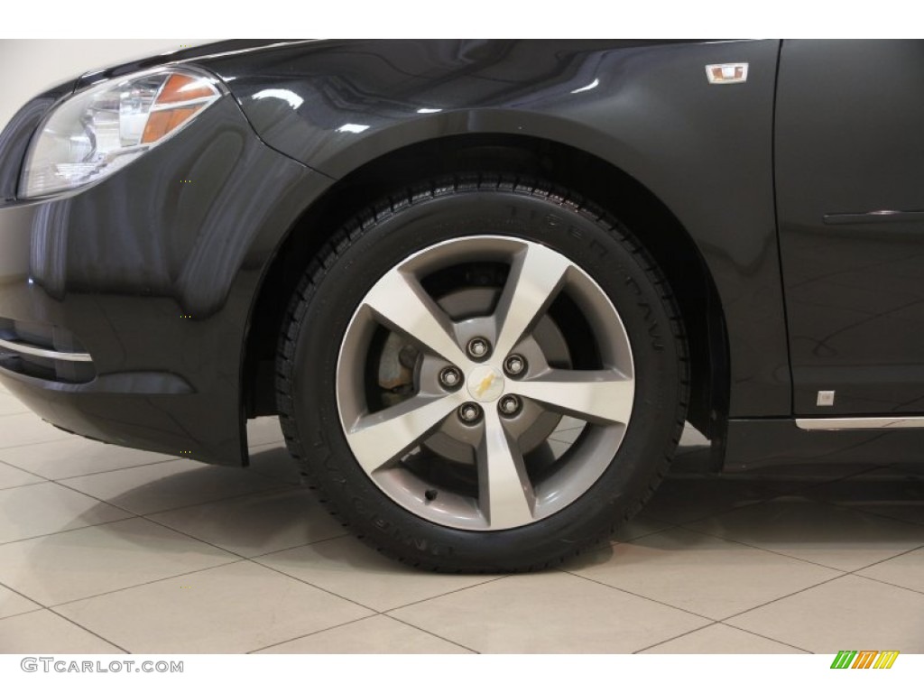 2008 Malibu LT Sedan - Black Granite Metallic / Ebony photo #17