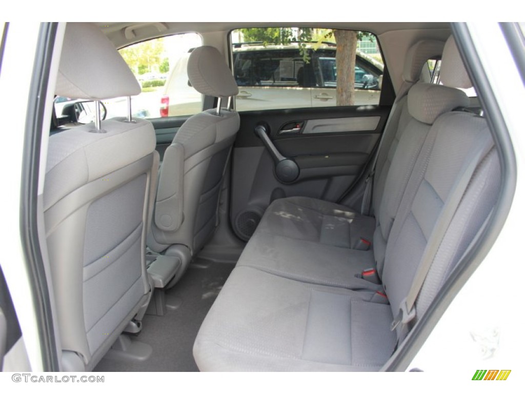 2009 CR-V EX - Taffeta White / Gray photo #13