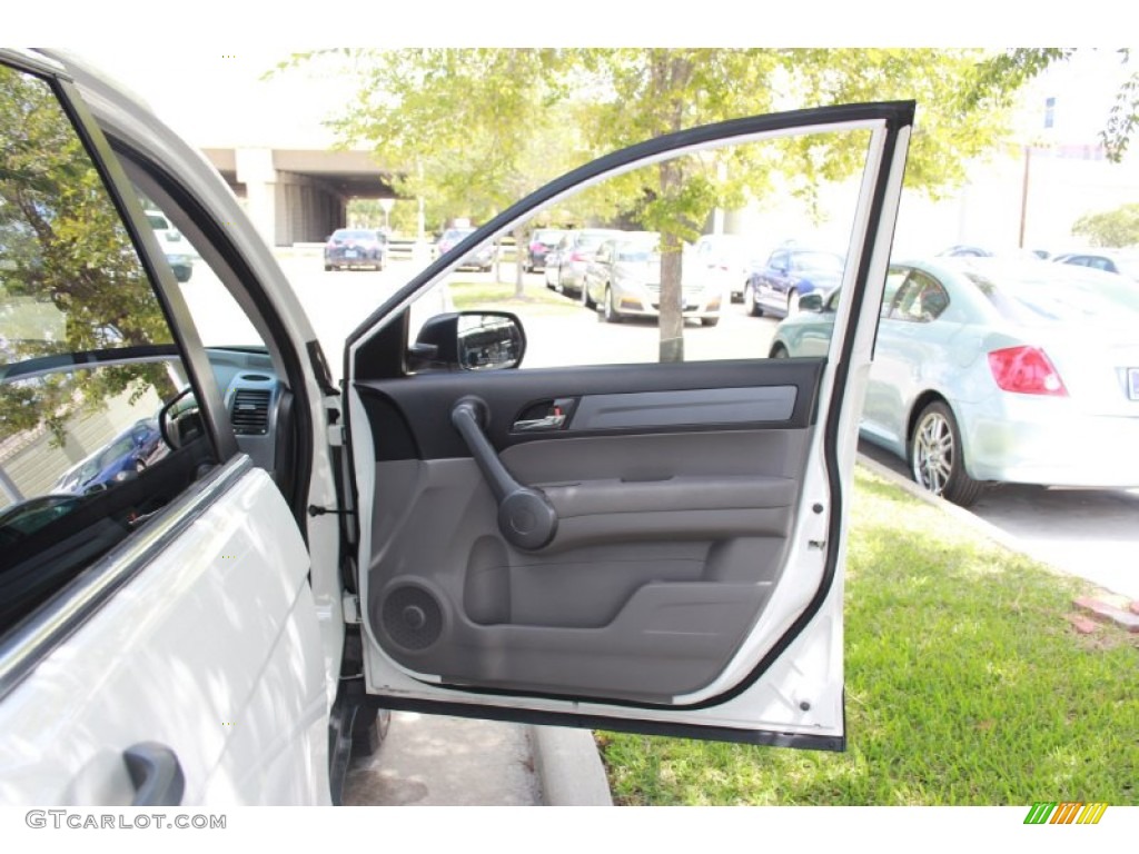 2009 CR-V EX - Taffeta White / Gray photo #17