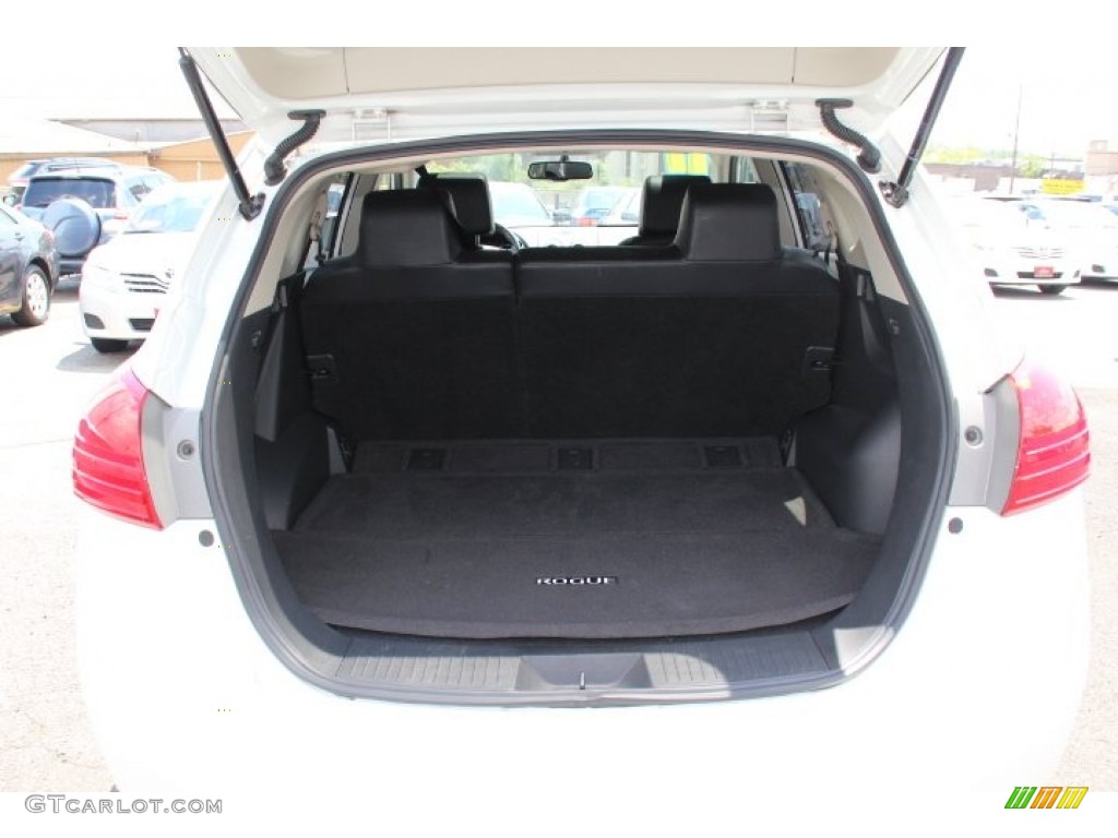 2011 Rogue SL AWD - Pearl White / Black photo #14