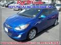 Marathon Blue 2013 Hyundai Accent SE 5 Door