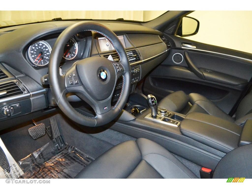Black Interior 2013 BMW X5 M M xDrive Photo #84282759