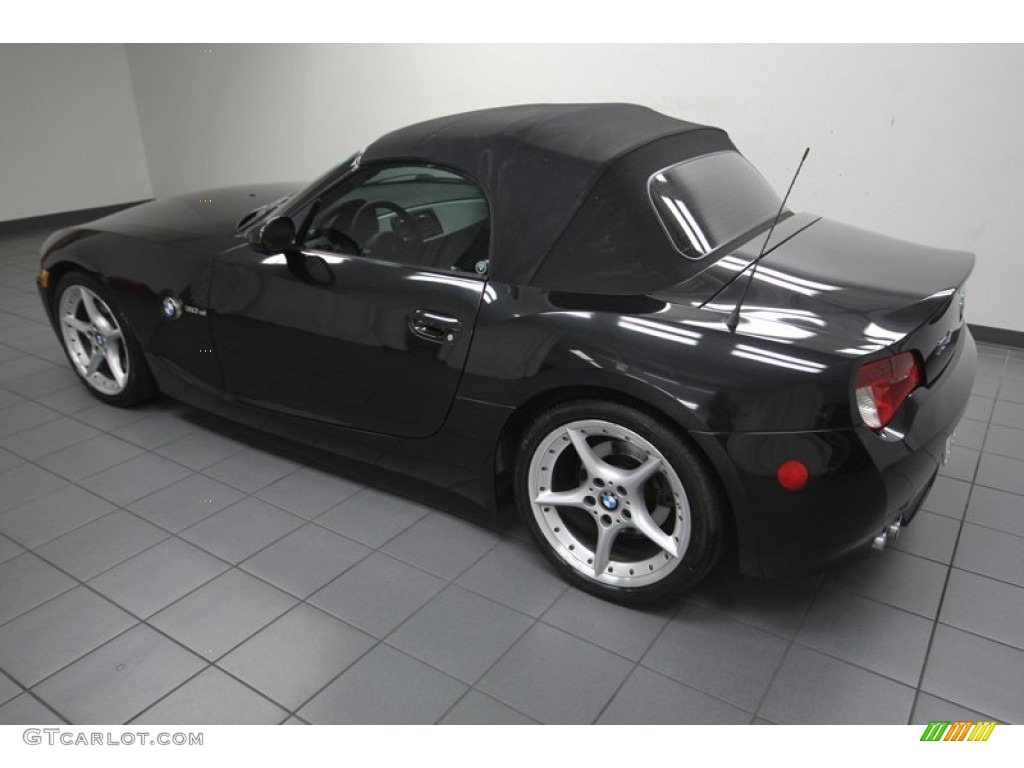 Black Sapphire Metallic 2006 BMW Z4 3.0si Roadster Exterior Photo #84284649