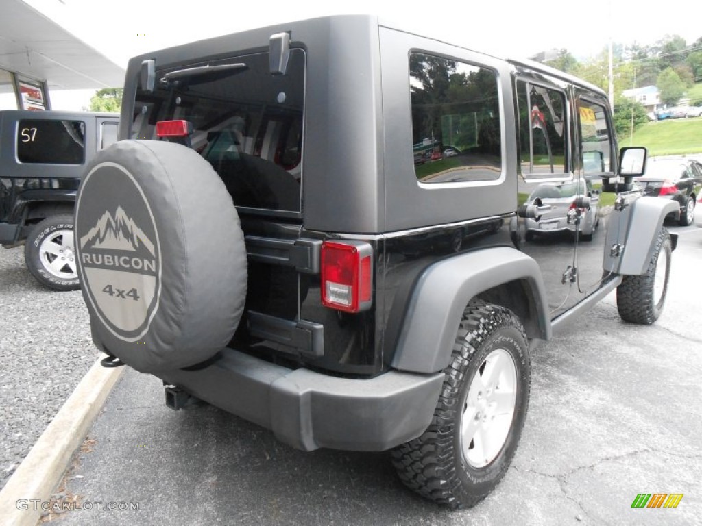 Black 2009 Jeep Wrangler Unlimited Rubicon 4x4 Exterior Photo #84285918