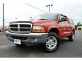 2004 Flame Red Dodge Dakota SLT Quad Cab  photo #1