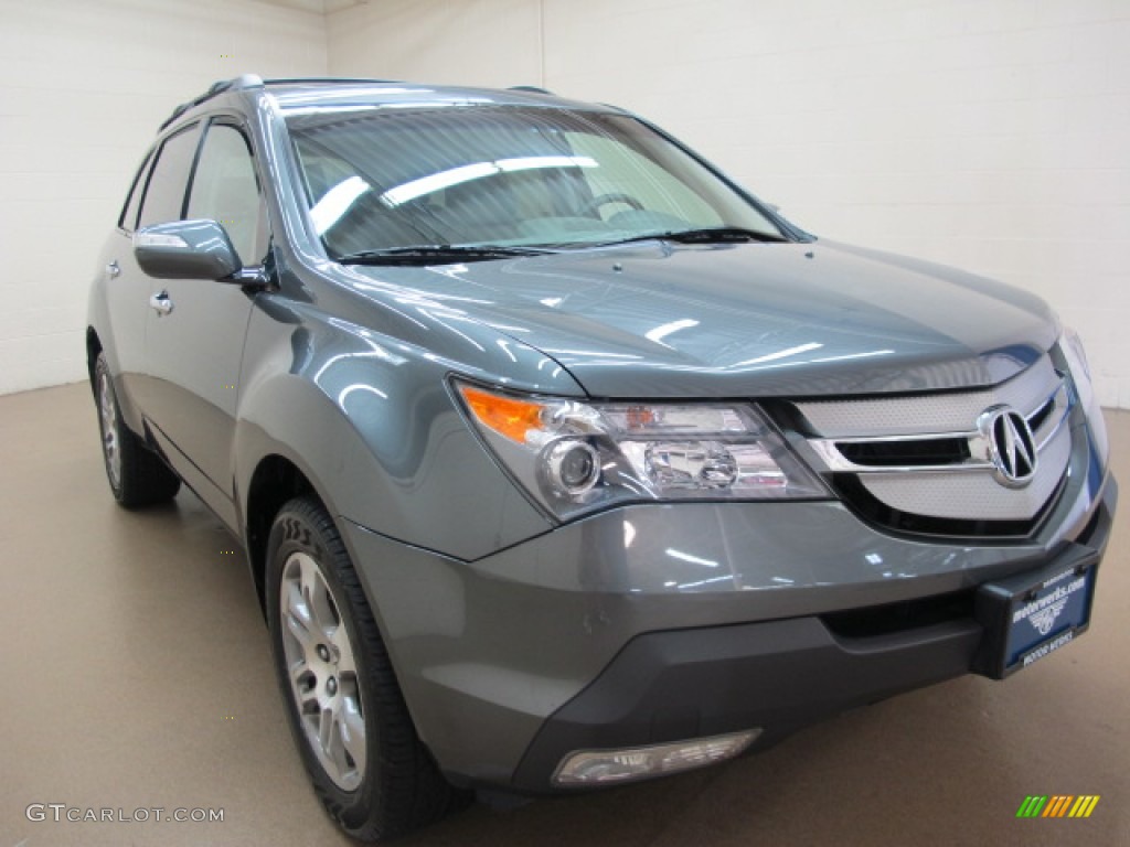 2008 MDX Technology - Sterling Gray Metallic / Taupe photo #1