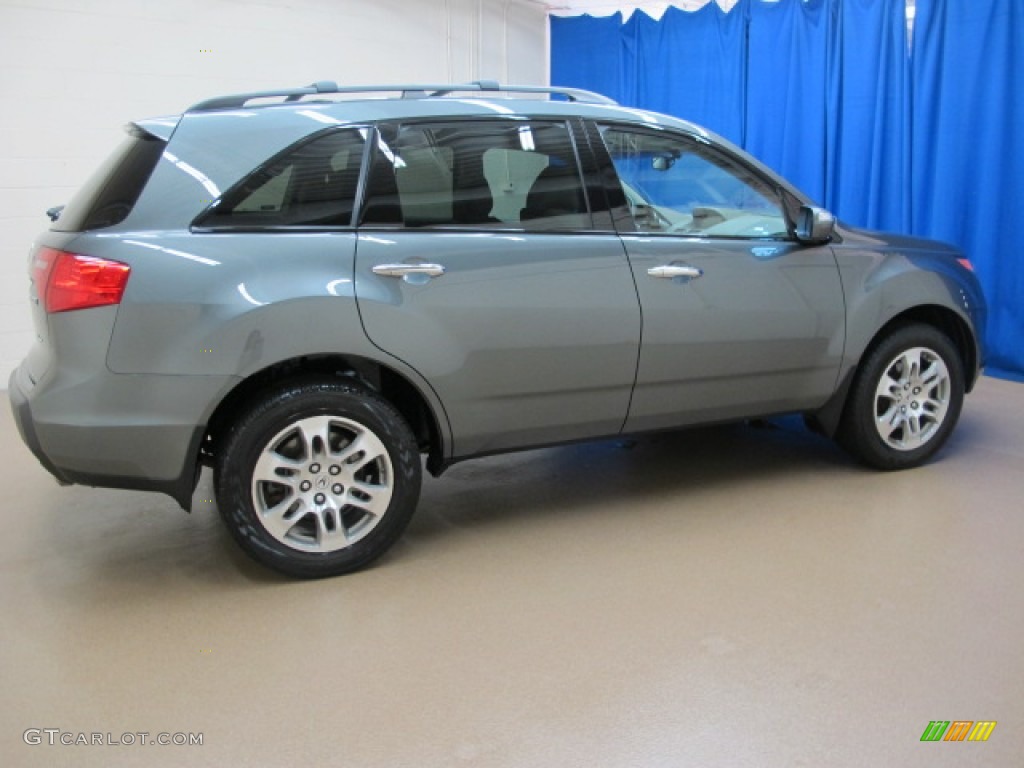 2008 MDX Technology - Sterling Gray Metallic / Taupe photo #10