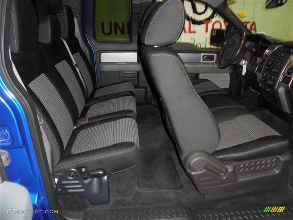 Black Interior 2011 Ford F150 XLT SuperCab Photo #84288867