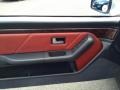 1998 Audi Cabriolet Wine Red Interior Door Panel Photo