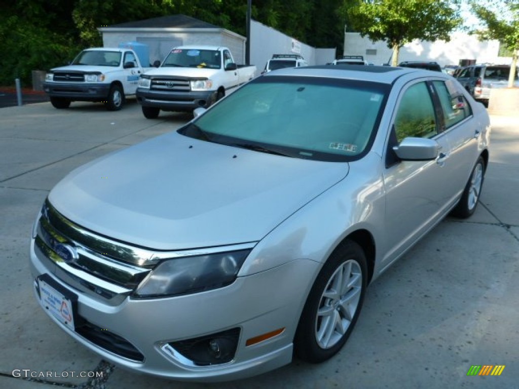 2010 Fusion SEL V6 - Brilliant Silver Metallic / Medium Light Stone photo #3