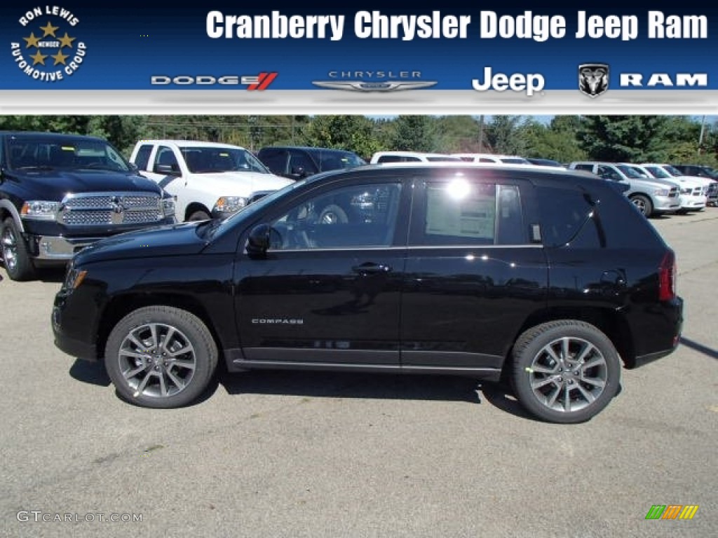 2014 Compass Limited 4x4 - Black / Dark Slate Gray/Light Pebble photo #1