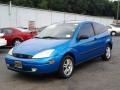 2000 Light Sapphire Blue Metallic Ford Focus ZX3 Coupe  photo #8