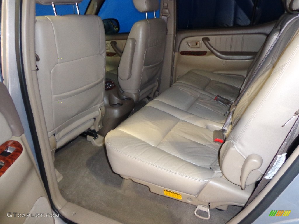 2002 Sequoia Limited 4WD - Thunder Gray Metallic / Oak photo #11