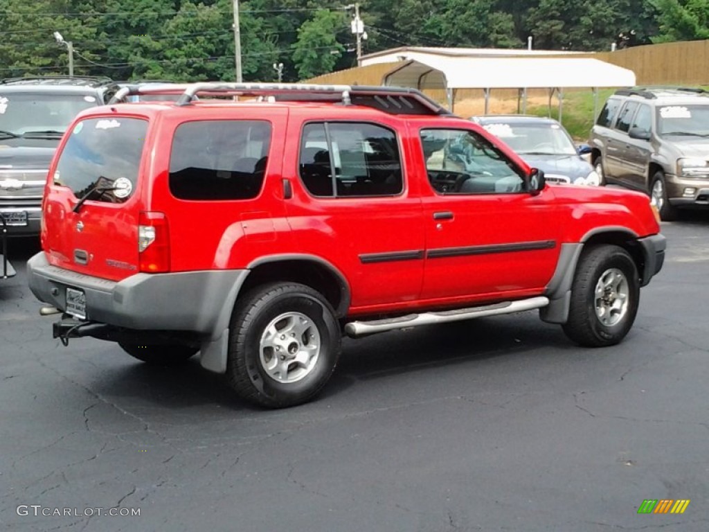 2000 Xterra XE V6 4x4 - Aztec Red / Sage photo #4