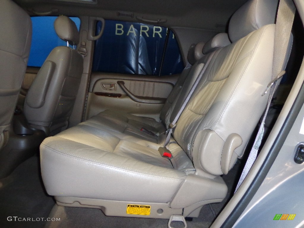 2002 Sequoia Limited 4WD - Thunder Gray Metallic / Oak photo #12