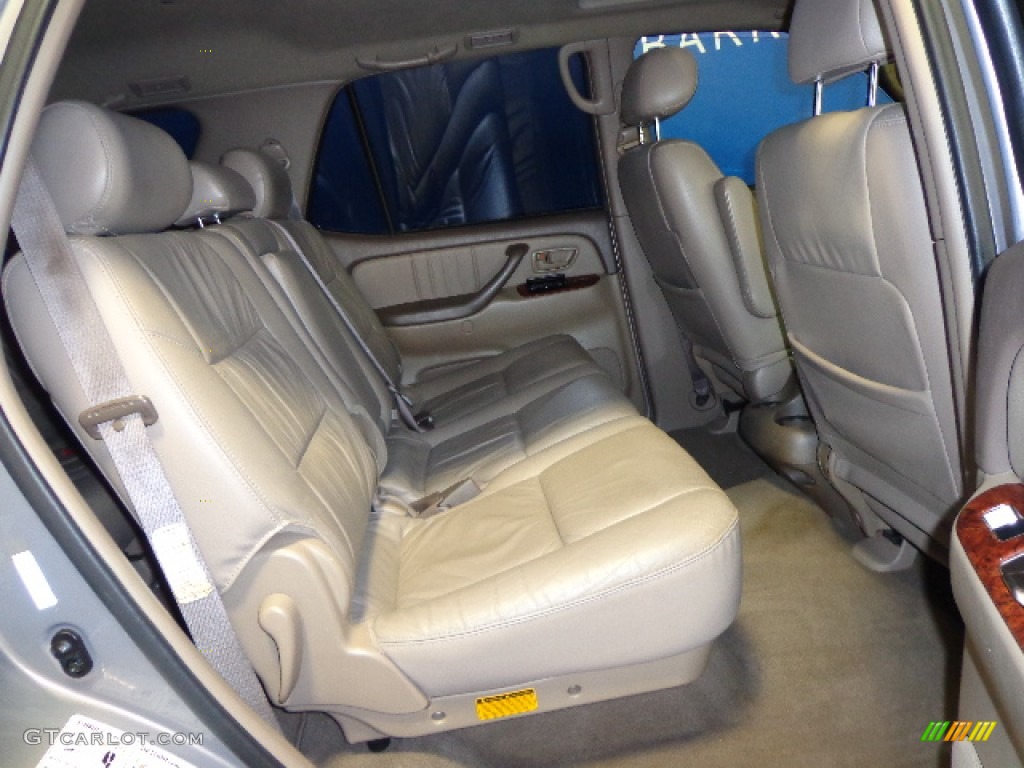 2002 Sequoia Limited 4WD - Thunder Gray Metallic / Oak photo #23