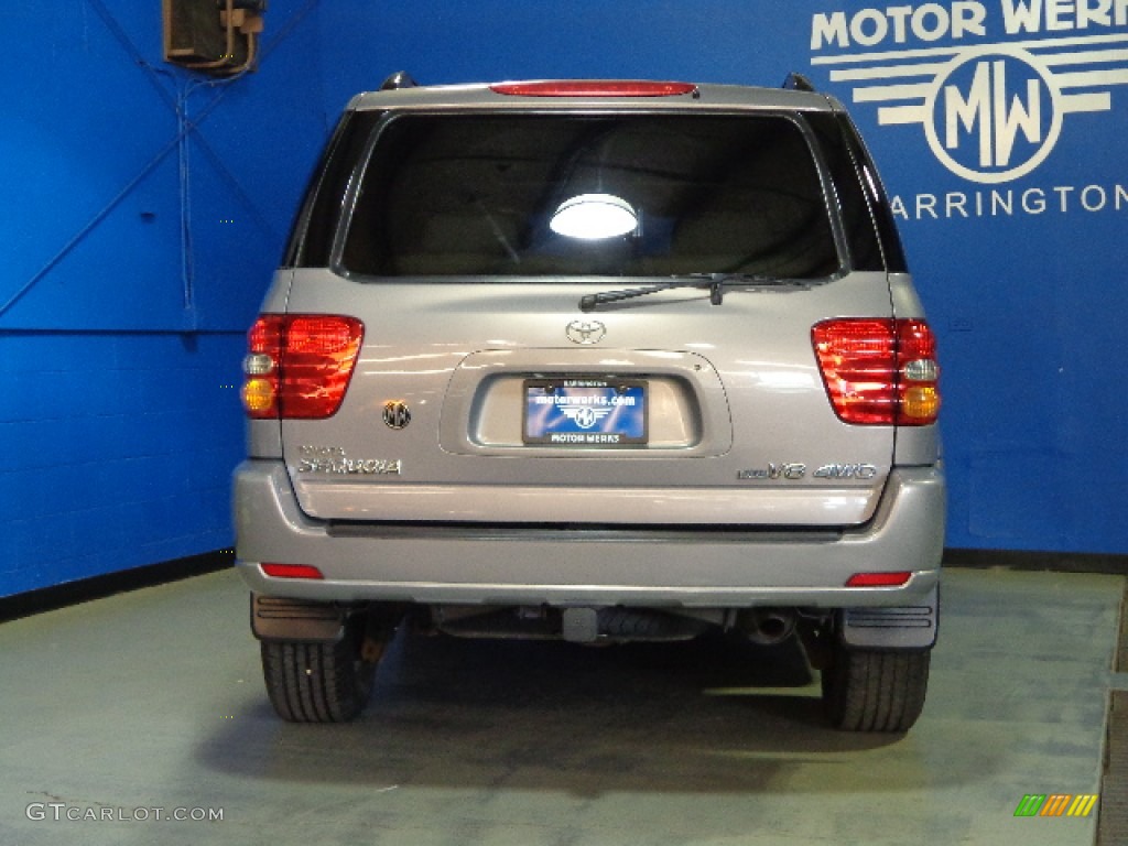 2002 Sequoia Limited 4WD - Thunder Gray Metallic / Oak photo #26