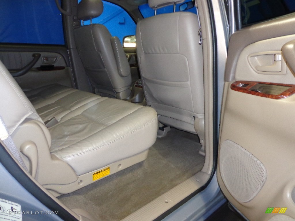 2002 Sequoia Limited 4WD - Thunder Gray Metallic / Oak photo #31