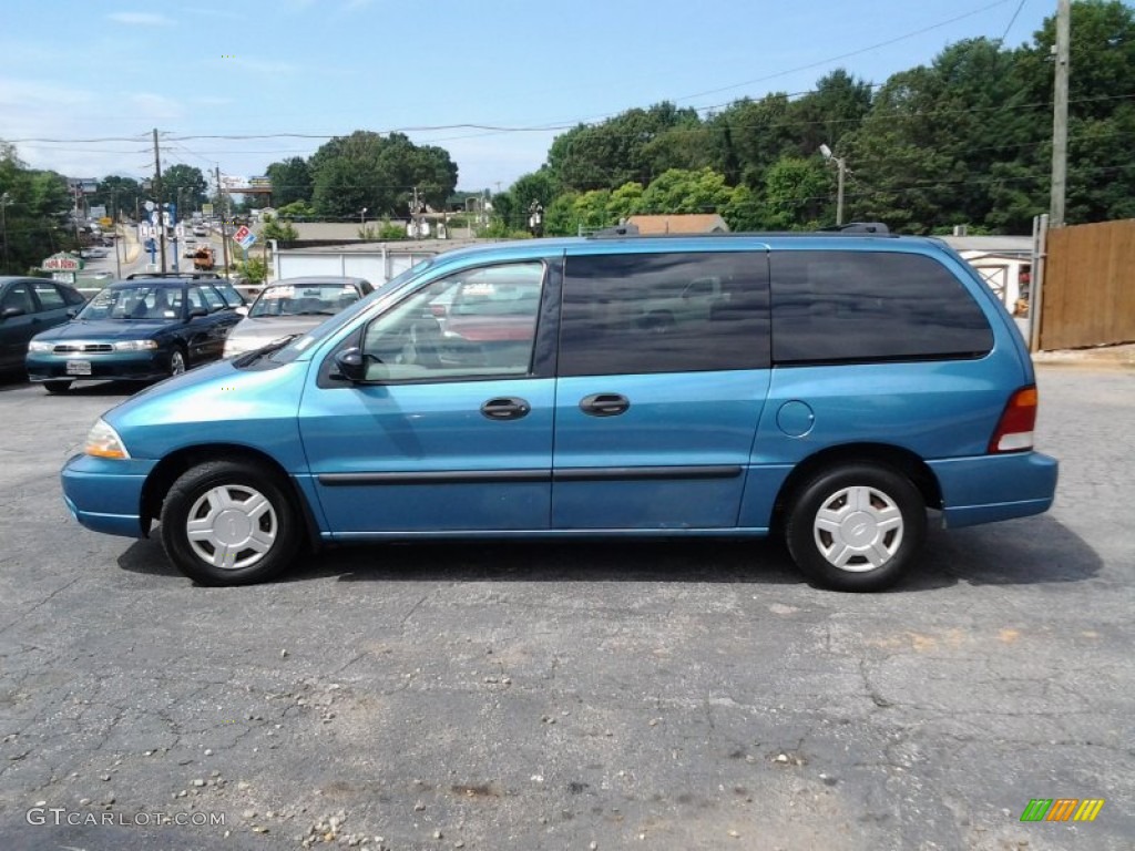 2003 Windstar LX - Light Sapphire Blue Metallic / Medium Graphite photo #7
