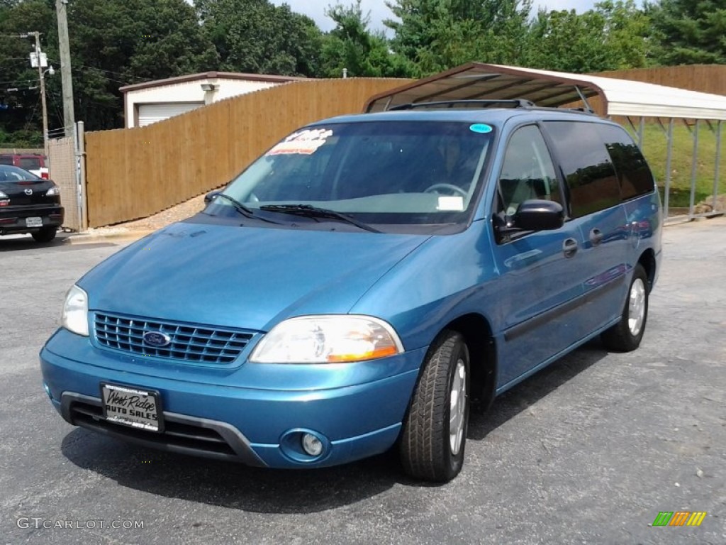 2003 Windstar LX - Light Sapphire Blue Metallic / Medium Graphite photo #8