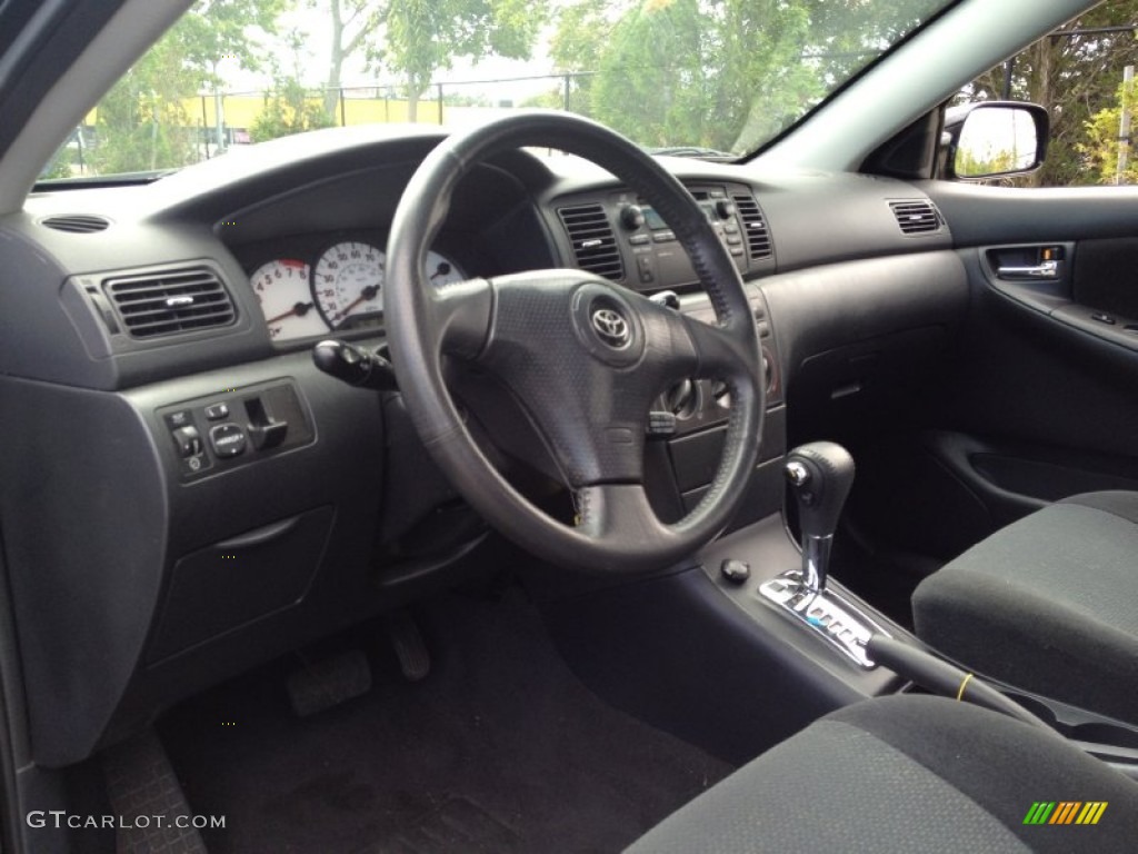 2004 Corolla S - Black / Black photo #9