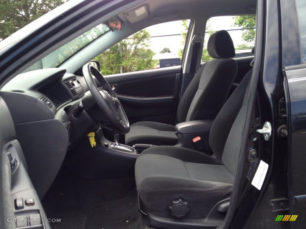 2004 Corolla S - Black / Black photo #10