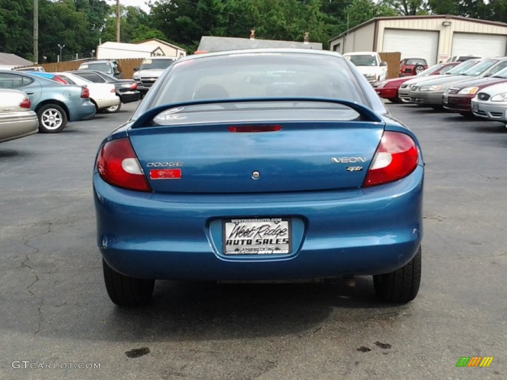 2002 Neon SXT - Atlantic Blue Pearl / Dark Slate Gray photo #5