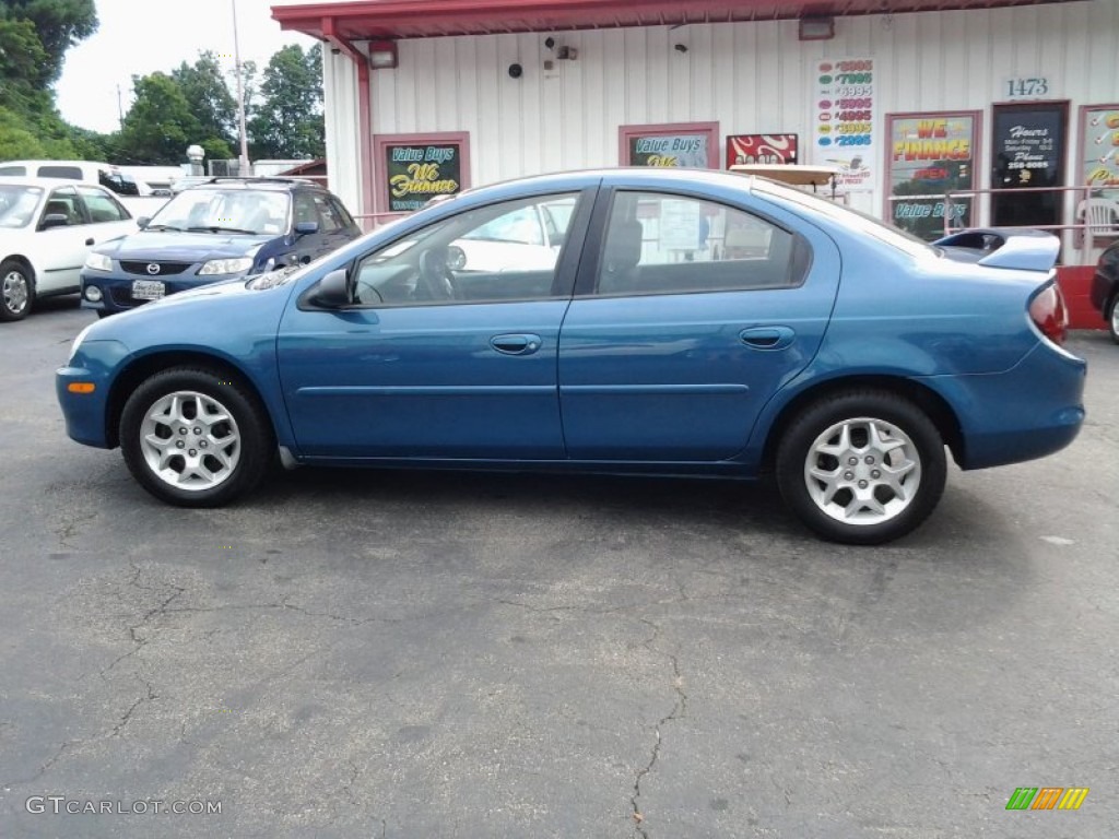 2002 Neon SXT - Atlantic Blue Pearl / Dark Slate Gray photo #7