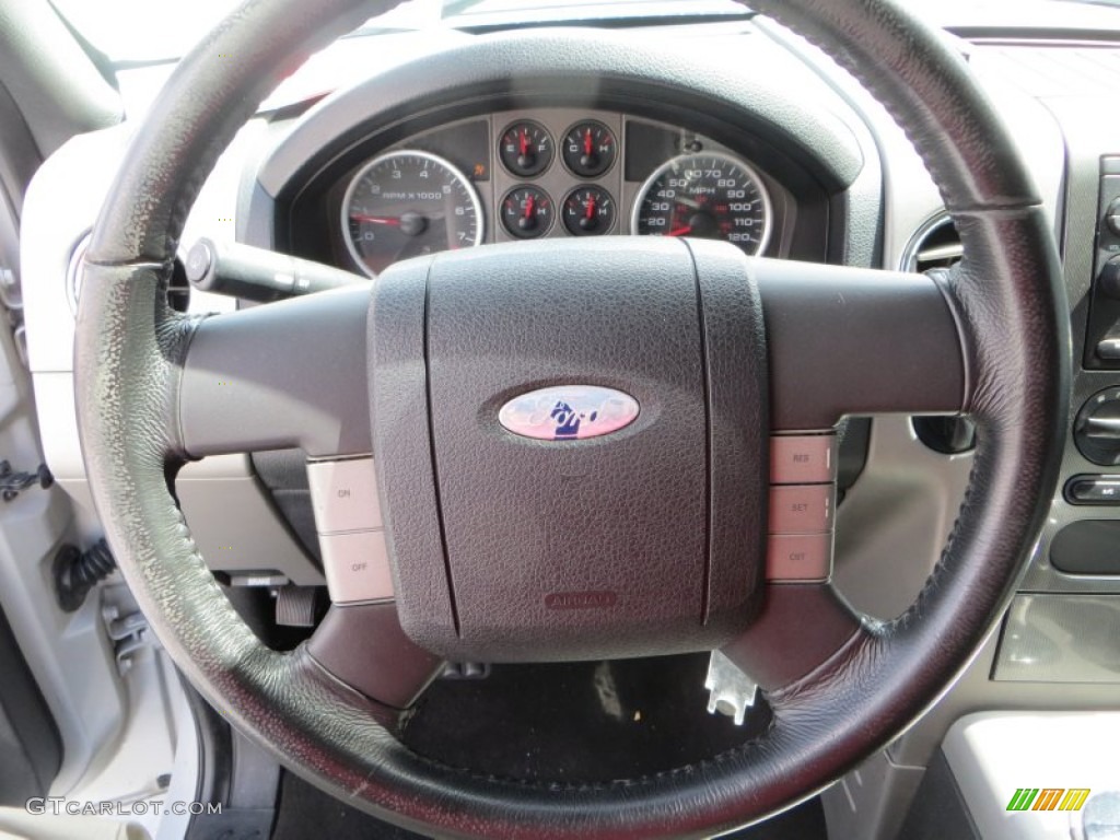 2004 F150 FX4 SuperCab 4x4 - Silver Metallic / Black/Medium Flint photo #41