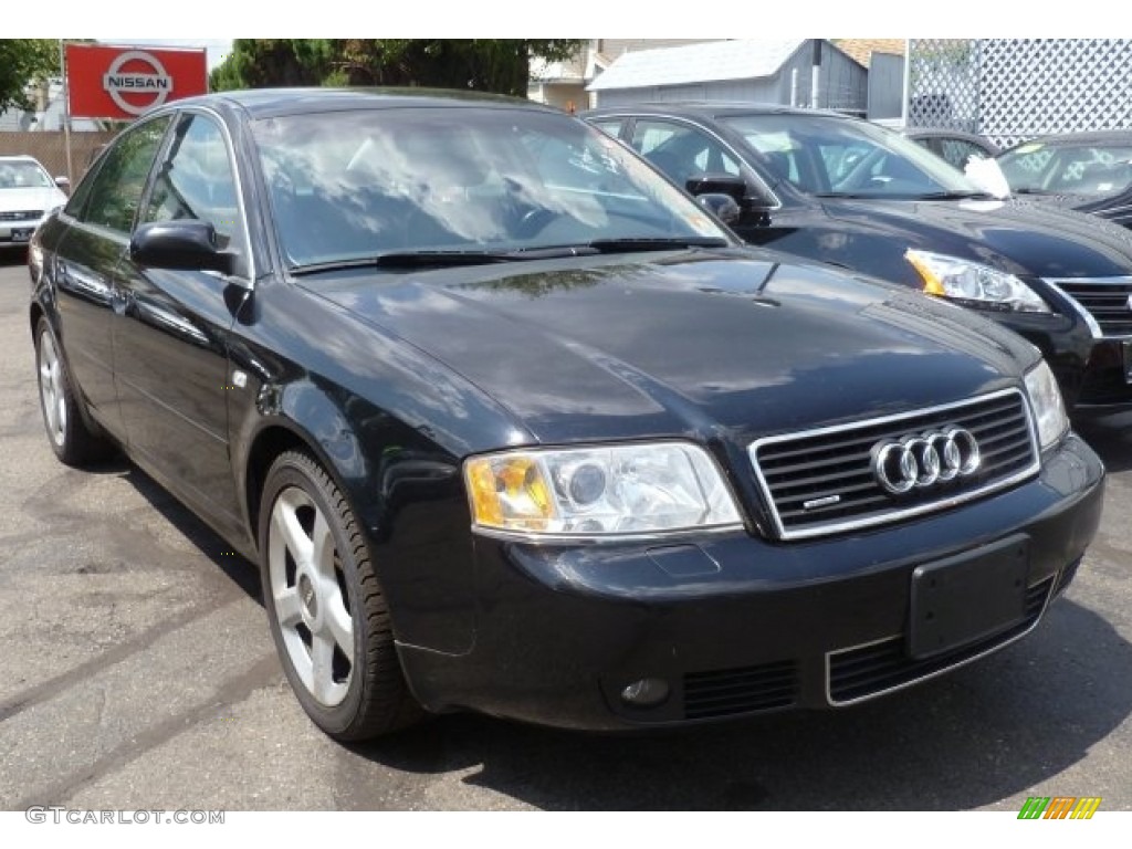 Brilliant Black 2004 Audi A6 2.7T quattro Sedan Exterior Photo #84294252