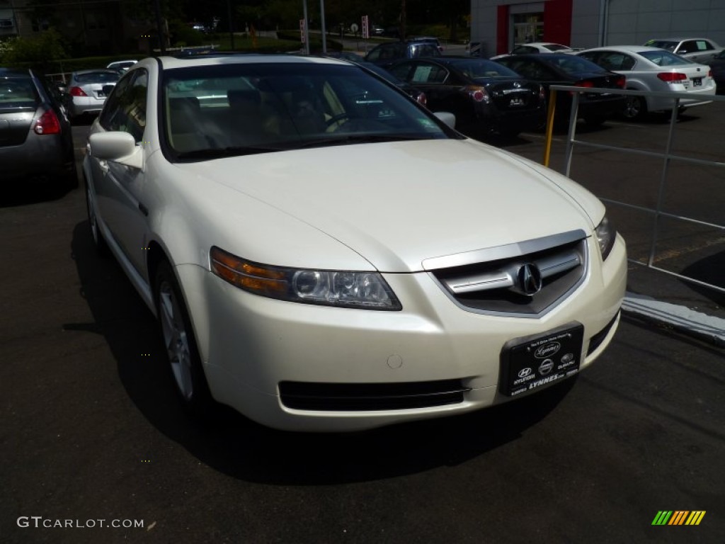 White Diamond Pearl Acura TL