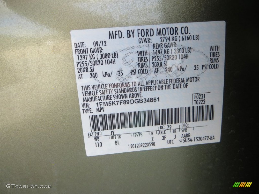 2013 Explorer Limited - Ginger Ale Metallic / Medium Light Stone photo #44