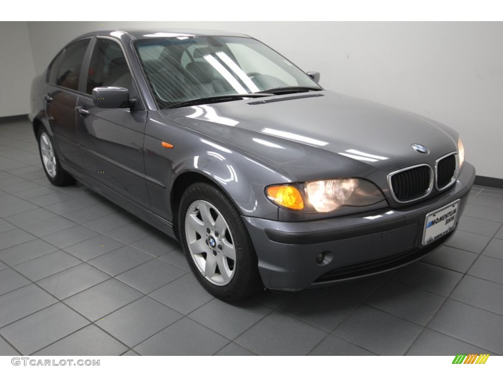 2003 3 Series 325i Sedan - Steel Grey Metallic / Grey photo #1