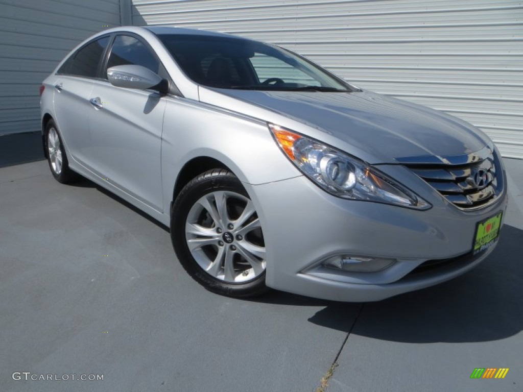 2011 Sonata Limited - Radiant Silver / Gray photo #1