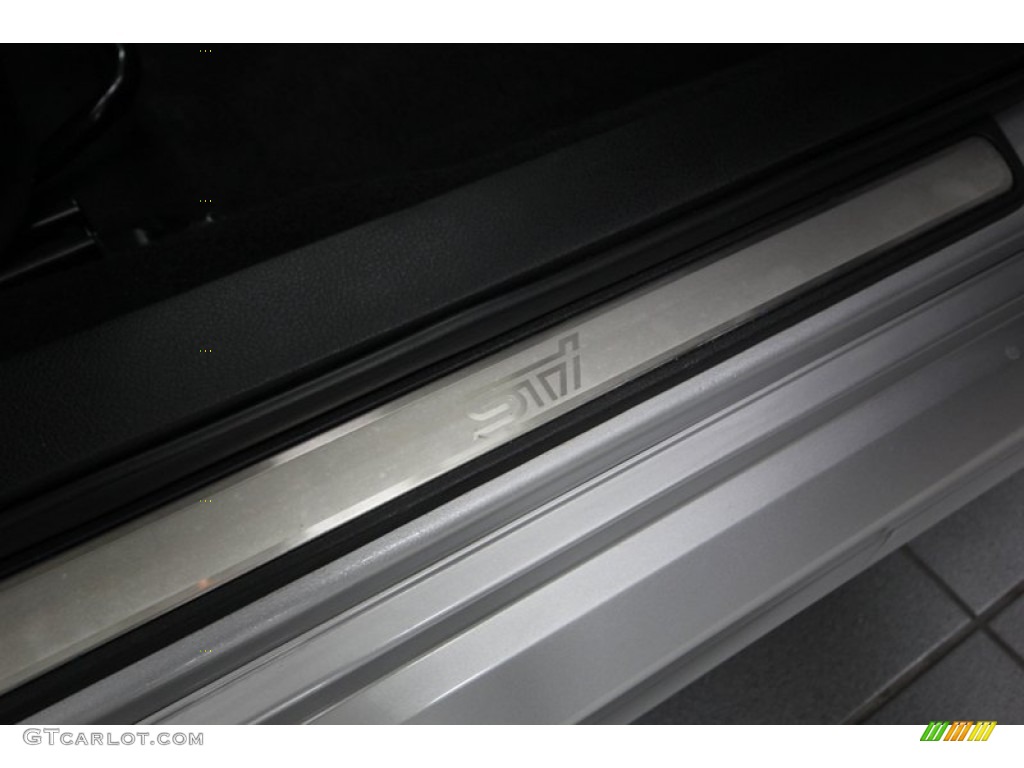 2011 Impreza WRX STi Limited - Spark Silver Metallic / STI Carbon Black Leather photo #39
