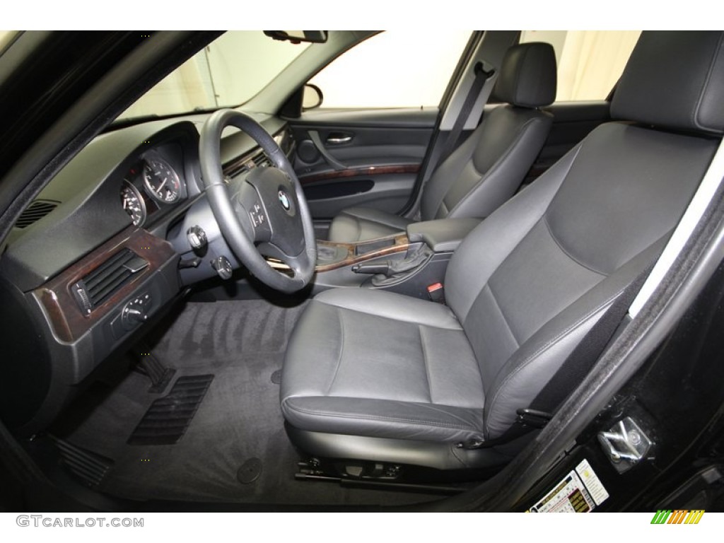 2008 3 Series 328i Sedan - Black Sapphire Metallic / Black photo #3
