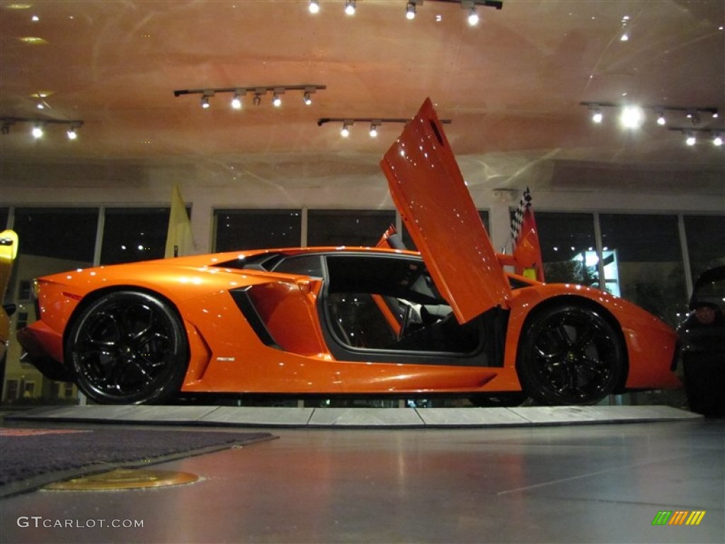 Arancio Argos (Red/Orange) 2012 Lamborghini Aventador LP 700-4 Exterior Photo #84298332