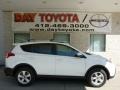 2013 Super White Toyota RAV4 XLE AWD  photo #1