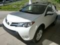 2013 Super White Toyota RAV4 XLE AWD  photo #5