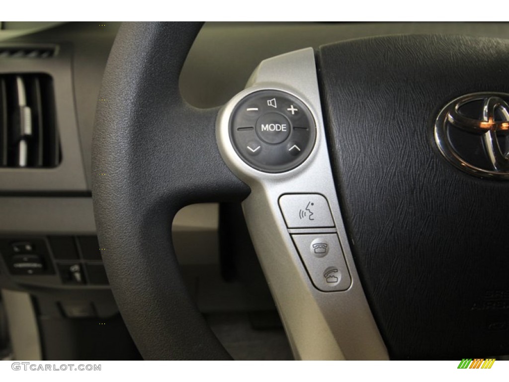 2010 Prius Hybrid III - Classic Silver Metallic / Misty Gray photo #25