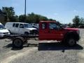 Vermillion Red 2014 Ford F550 Super Duty XL SuperCab 4x4 Chassis