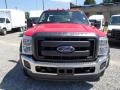 Vermillion Red - F550 Super Duty XL SuperCab 4x4 Chassis Photo No. 3