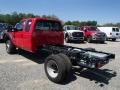 Vermillion Red - F550 Super Duty XL SuperCab 4x4 Chassis Photo No. 6