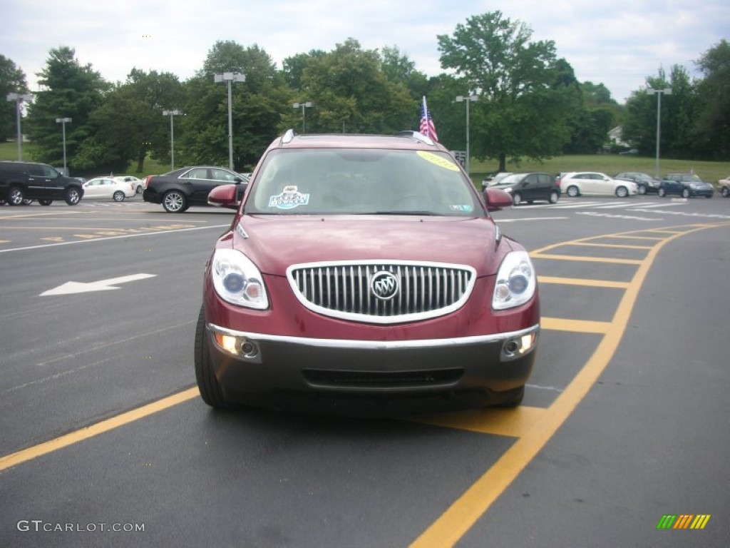 2010 Enclave CXL AWD - Red Jewel Tintcoat / Cashmere/Cocoa photo #2