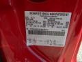 F1: Vermillion Red 2014 Ford F550 Super Duty XL SuperCab 4x4 Chassis Color Code