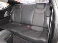 2011 Hyundai Genesis Coupe Black Leather Interior Rear Seat Photo